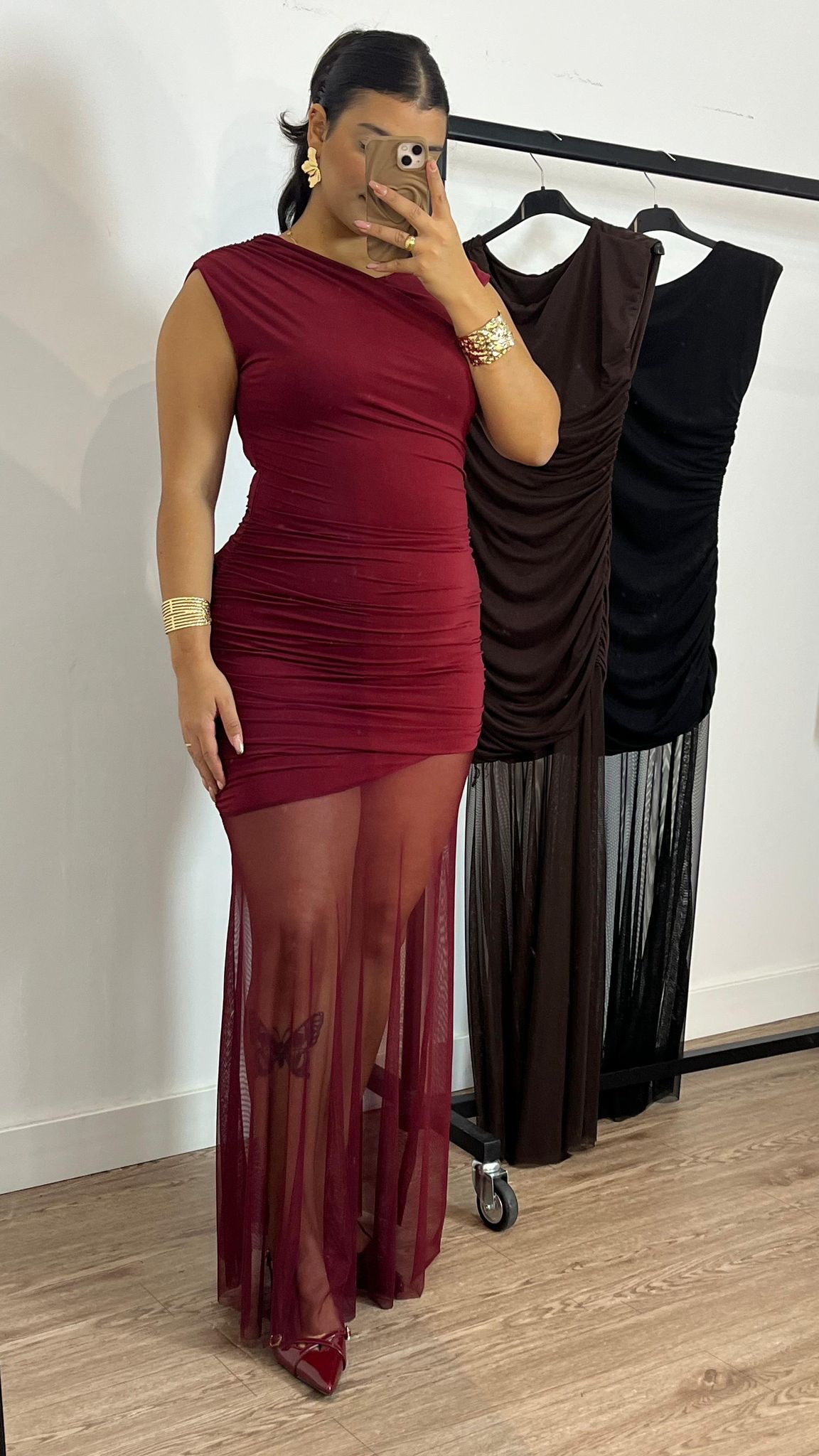 Vestido Largo Gasa - Imagen 5