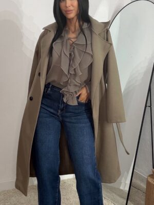 Alternative view of Jeans Wid Leg Demin Azul Oscuro