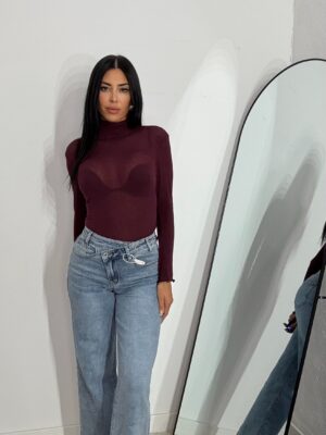 Jeans Cierre Cruzado Lavado Claro