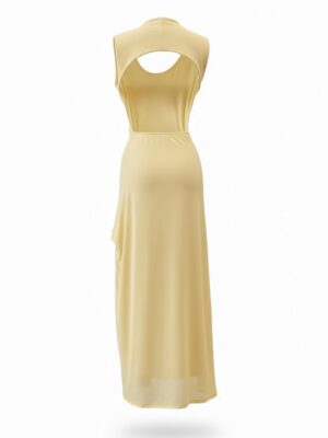 Alternative view of Vestido Espalda Descubierta Amarillo