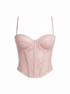 Top Corset Encaje Rosa