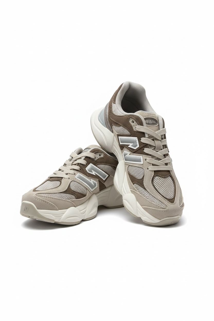 Tenis N Beige y Marrón