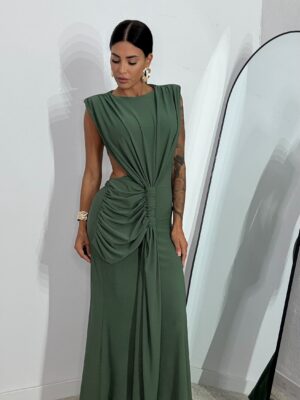 Alternative view of Vestido Espalda Descubierta Verde