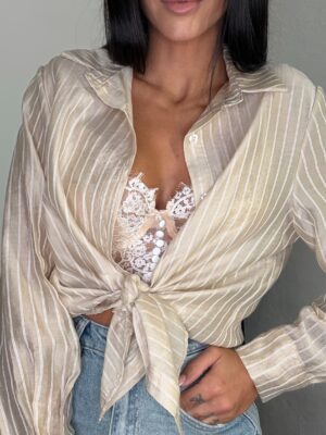 Camisa Bruma Beige Tostado