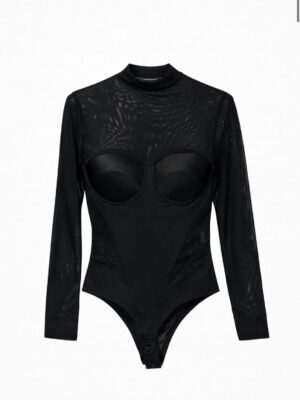Body Transparente Negro