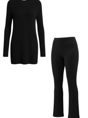 Conjunto Punto Raya Negro