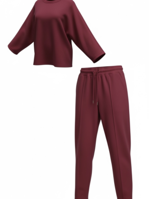 Chándal Zara Winter Burdeos