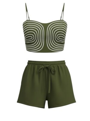 Conjunto Beatriz Verde Militar