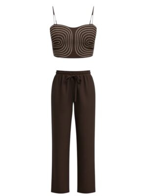 Conjunto Romano Chocolate