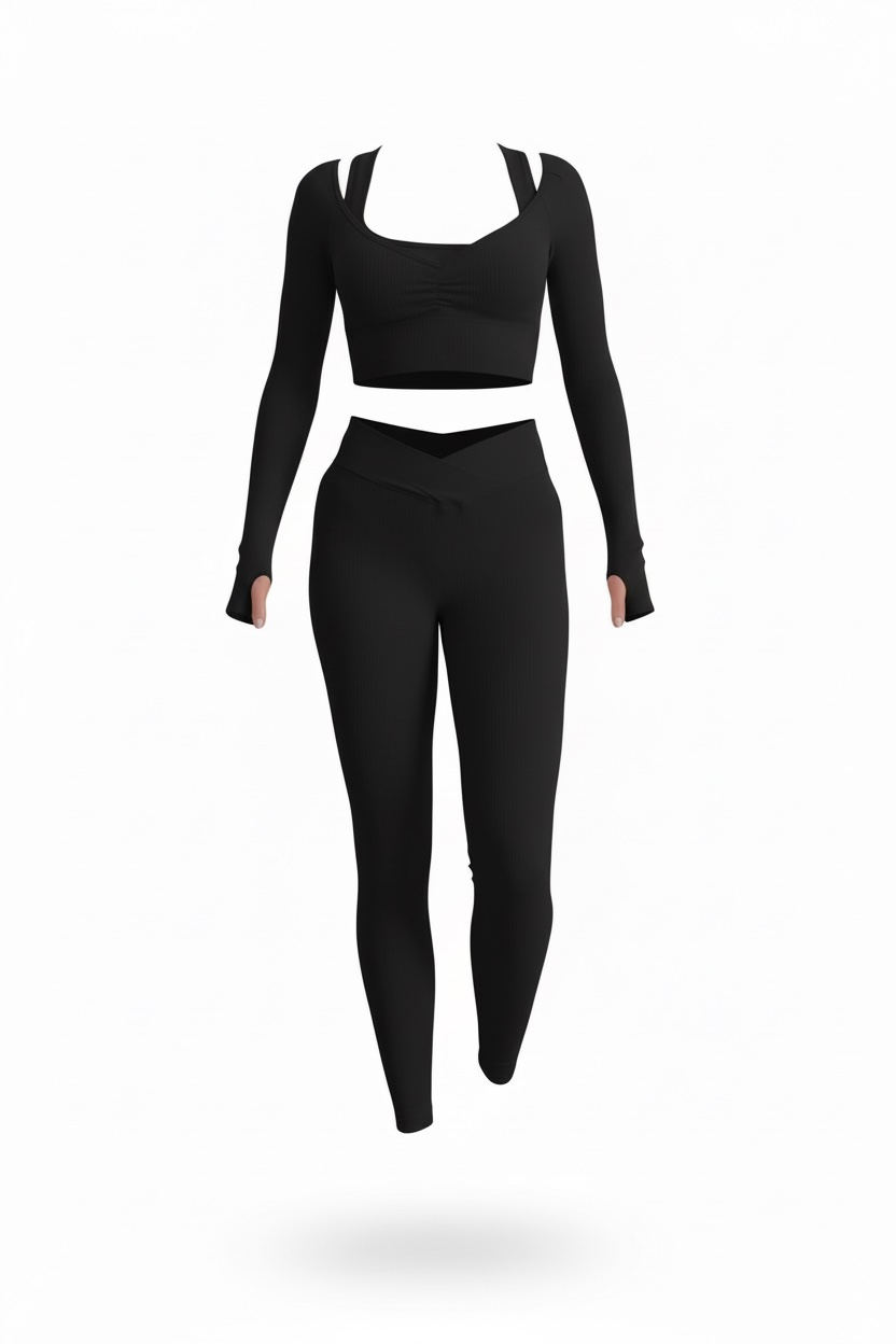 Conjunto Top Negro