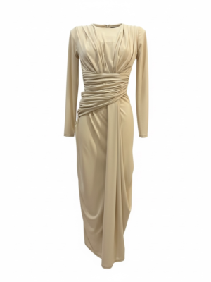 Vestido Elegance Beige
