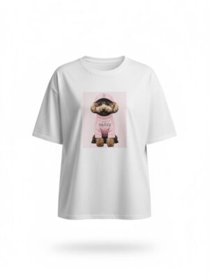Camiseta Dog Rosa