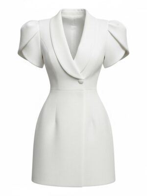 Alternative view of Vestido/ Mono Nova Blanco