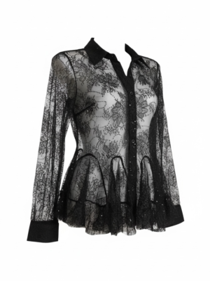 Camisa Encaje Negra