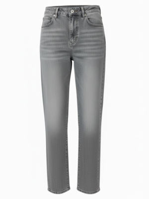 Jeans Straight Leg Gris