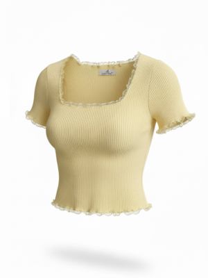 Camiseta Canalé Amarillo Pastel