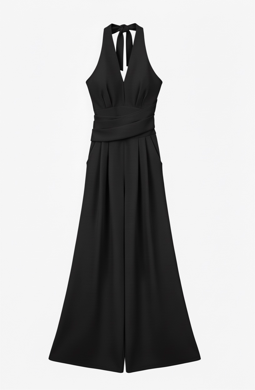 Mono Largo Halter Negro - Imagen 3