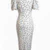 Vestido Midi Lunares Blanco y Negro - Imagen 2