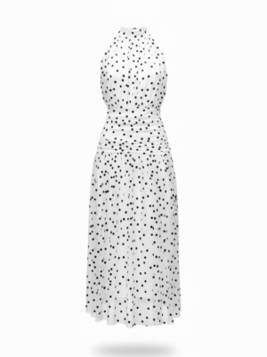 Alternative view of Vestido Tul Lunares Blanco y Negro