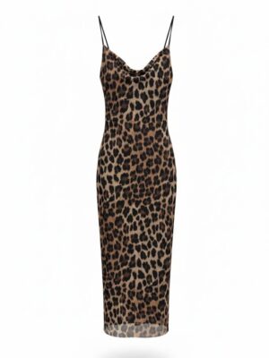 Vestido Gasa Animal Print