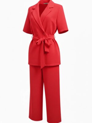 Conjunto Doble Botón Rojo