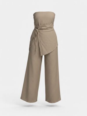 Conjunto Lino Palabra de Honor Taupe