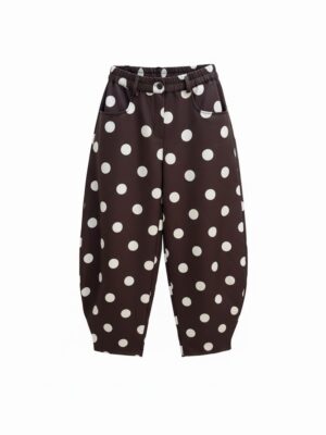 Pantalón Ballons Lunares Chocolate y Blanco