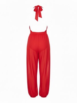 Alternative view of Mono Bombacho Transparente Rojo