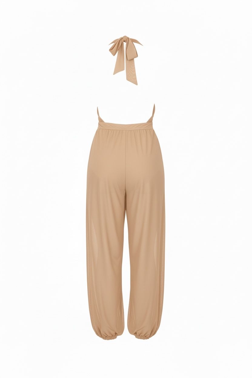 Mono Bombacho Transparente Beige - Imagen 2