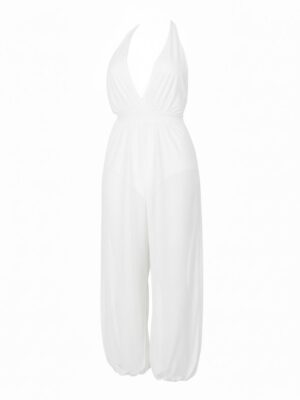 Mono Bombacho Transparente Blanco