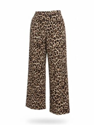 Pantalón Botón Animal Print