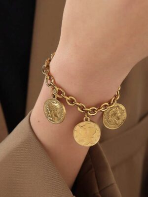 Alternative view of Pulsera Moneda