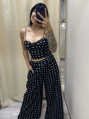 Conjunto Palazzo Lunares Negro y Blanco