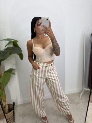 Corset Básico Beige