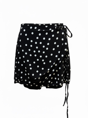 Falda / Pantalón Lunares Negro y Blanco