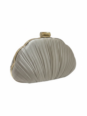 Bolso Mano Concha Champagne