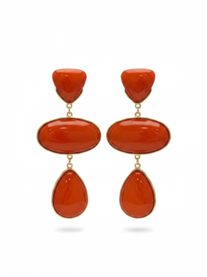 Pendientes Cascada Coral