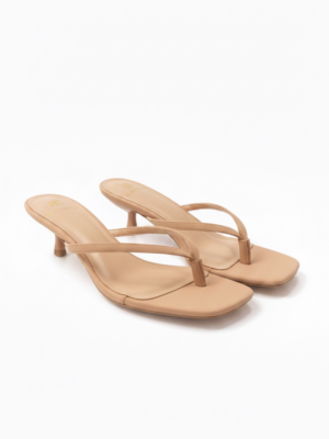 Sandalia Taconcito Beige