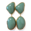 Pendientes Mármol Turquesa