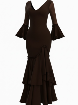 Vestido Abril Chocolate