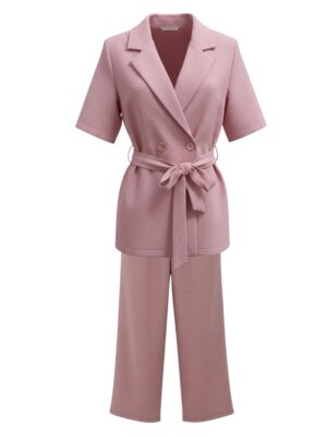 Conjunto Doble Botón Rosa