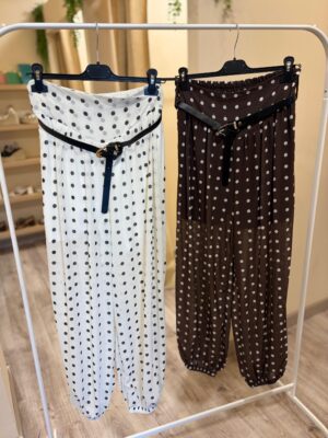 Pantalón Gasa Lunares