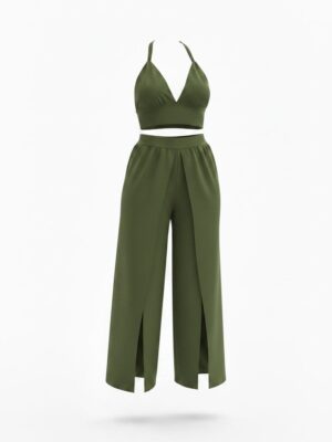 Conjunto Afrodita Verde Militar