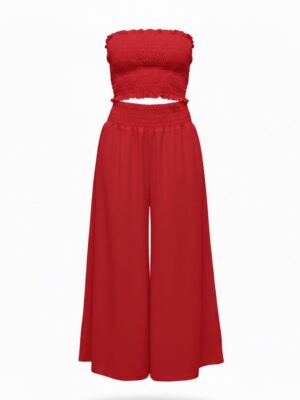 Conjunto panel de abaja rojo