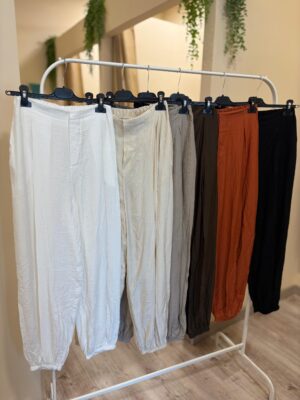 Pantalón Ballons Pliegues Bambula