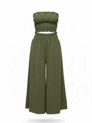 Conjunto Panel de abeja verde militar
