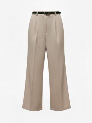 Pantalón Lino Sintético Taupe
