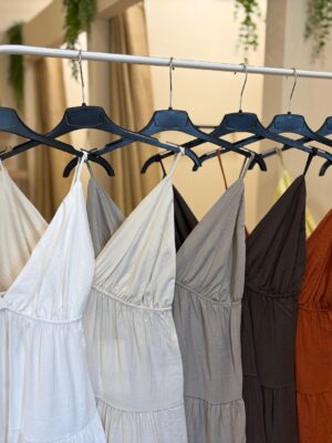 Alternative view of Vestido Corto Lino Sintetico