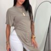 Collar Cuerno Beige