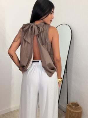 Top Lazo Taupe
